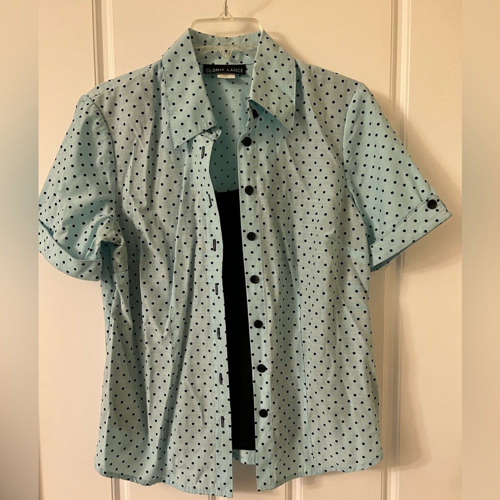 Gloria Lance Short Sleeve Blouse
